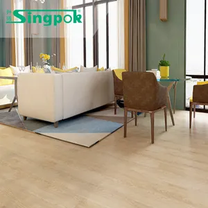 Singpok-Baldosas de vinilo autoadhesivas, papel tapiz impermeable para oficina y hogar