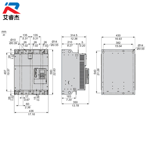 ซอฟต์สตาร์ทเตอร์ ATS490M12Y ของแท้ใหม่ รุ่น Altivar ATS490 ซีรีส์ 1200A 208-690VAC ควบคุมการจ่ายไฟ 110-230VAC ATS490M12Y ซอฟต์สตาร์ทเตอร์ - Product Image 2