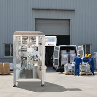 Machine automatique ZL-180P à servomoteur haute vitesse VFFS pour le conditionnement de granulés et capsules médicaux, avec peseuse multi-têtes, scelleuse à soufflet et étiqueteuse pour sachets en plastique