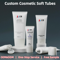 Tube souple cosmétique en plastique blanc mat avec bouchon à clip pour nettoyant visage, crème, lotion, soins de la peau 150 ml – Emballage vide personnalisé