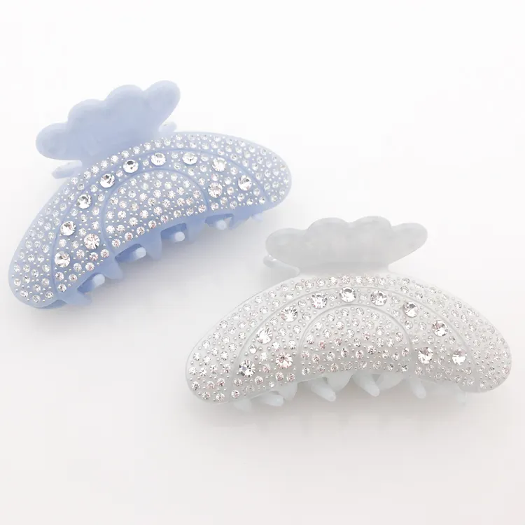 CANYUAN New Korean Cloud Strass Hai Haar Klaue Clips für Mädchen Schöne Diamond Shiny Haars pange Krallen für Frauen