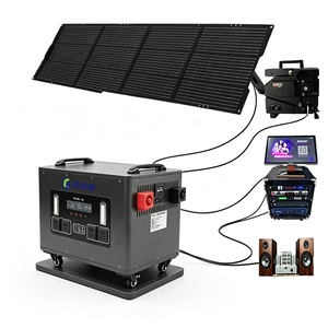 Station d'alimentation portable avec <span class=keywords><strong>batterie</strong></span> LiFePO4, UPS, pour la maison, le <span class=keywords><strong>camping</strong></span> en extérieur, 4000Wh, 3000W, solaire, pour voiture, <span class=keywords><strong>camping</strong></span>-<span class=keywords><strong>car</strong></span>, démarreur de <span class=keywords><strong>batterie</strong></span>, onde sinusoïdale pure, MPPT - Product Image 1