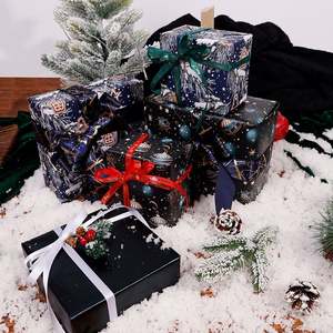 Wholesale 80g 43*300cm <b>Christmas</b> Black Packaging Paper Gift Wrapping Paper Wrapping Paper - Product Image 1