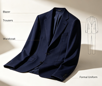 Tela TR a cuadros al por mayor de fábrica, tela italiana TR personalizada con orilla inglesa para trajes y pantalones de hombre, 20% viscosa