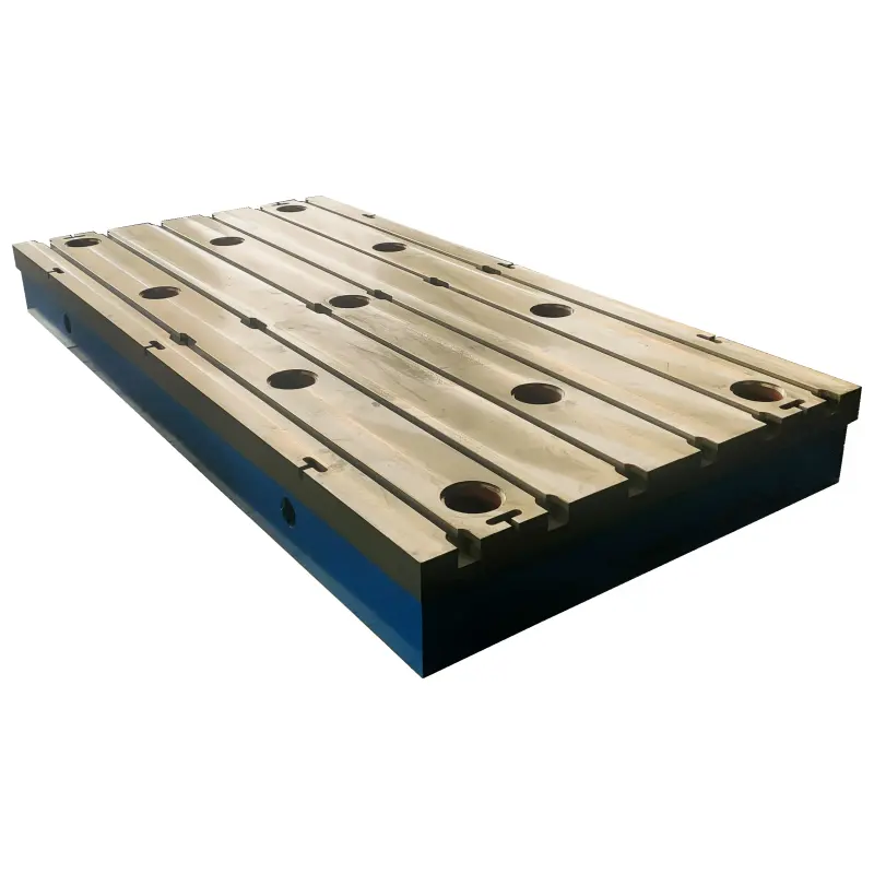 factory price cast iron surface plate with t slot iron surface plate