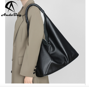 Sac fourre-tout vintage en cuir véritable AndoBag, grande capacité, nouvelle mode, pour femmes, décontracté, tendance, sac bandoulière 2541 - Product Image 2