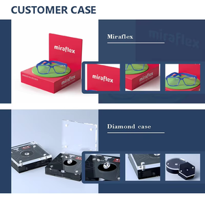 Dấu Hiệu Tùy Chỉnh Thiết Kế Rõ Ràng Acrylic Hiển Thị Hộp Trong Suốt Vuông Cube Lưu Trữ Bức Tượng Bụi-Bằng Chứng Trang Trí Acrylic Hộp - Product Image 4