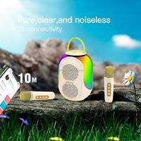 Système de karaoké mini Elite Series avec deux microphones sans fil, Bluetooth 5.4, appairage TWS pour des soirées karaoké à domicile amusantes
