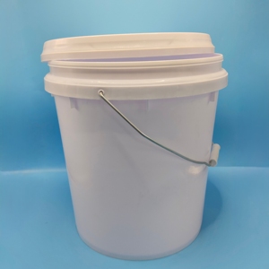 Zeda Nhà máy cung cấp 15L có thể tái chế PP cấp thực phẩm sơn xô vòng trắng rõ ràng với nắp xử lý - Product Image 6