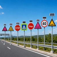 Écran d'affichage de vitesse radar solaire en stock direct usine avec lumière d'avertissement LED pour la mesure de la vitesse du trafic