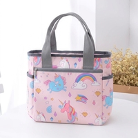 Tas Tote Ukuran Sedang dari Kain Komposit Lembut yang Dapat Digunakan Kembali, Multi Kantong, Lapisan TC, Ukuran Kustom untuk Penggunaan Sehari-hari Kasual