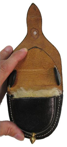 Bolsa de Cuero Hecha a Mano Estilo Vintage, Organizador Clásico Negro para Montar en el Cinturón, para Reenactaciones Históricas y Equipamiento de Vestuario Histórico - Product Image 4
