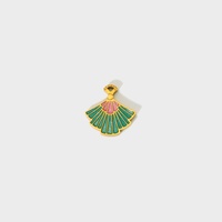 2026 Accessoires de bijoux DIY étanches de niche, pendentif en acier inoxydable pour bagages, style transfrontalier, motif frites à l'huile et stylo coloré, pour la personnalisation.