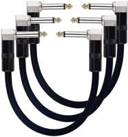 Kabel Audio Efek Gitar Tline HT564 1/4in 6.3mm Lurus Male ke Female Kabel Patch Instrumen