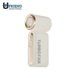 Portable <b>Mini</b> Turbo Fan High-Speed Rechargeable USB Outdoor Summer Cooling for Phone Digital Display Foldable Handheld - Product Image 1