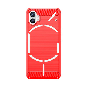 Funda Con Fibra De Carbono De Teléfono Para <span class=keywords><strong>Nothing</strong></span> <span class=keywords><strong>One</strong></span> Blando TPU Material Caja De Móvil Cepillada Textura Para <span class=keywords><strong>Nothing</strong></span> 1 - Product Image 2