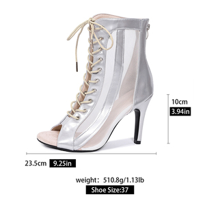 Nuovo Design Elegante <span class=keywords><strong>Scarpe</strong></span> da Donna Sexy <span class=keywords><strong>con</strong></span> Punta Affusolata e <span class=keywords><strong>Tacco</strong></span> Sottile 10cm, Modello <span class=keywords><strong>con</strong></span> Barra Verticale Centrale e Tomaia Trasparente SP82 - Product Image 6