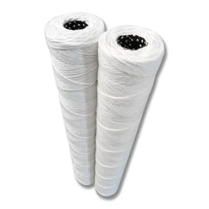 Élément filtrant industriel de profondeur de plaie de ficelle en polypropylène de 5/10/20 pouces Boîte de vitesses à noyau de garantie d'un an pour le traitement de l'eau - Product Image 2
