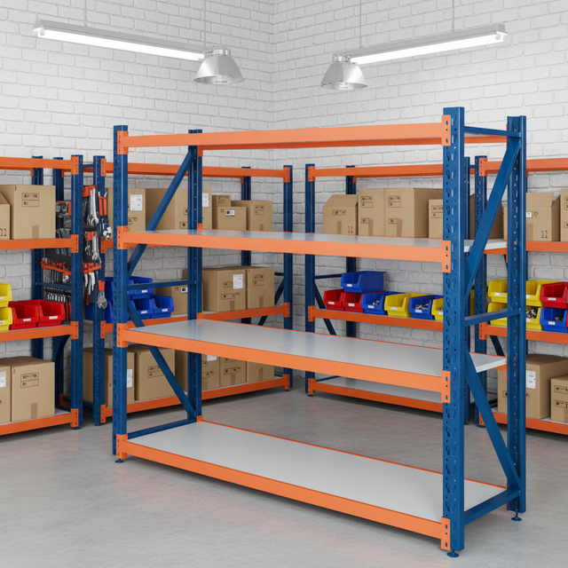 Heavy Duty Warehouse Storage Shelves Steel Storage Rack Shelf Industrial Grade for Factory Warehouse Use