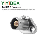 Adaptateur RF FAKRA vers SMB 50 Ohm à faible perte, étanche, type droit pour caméra HD de voiture et systèmes d'assistance au stationnement