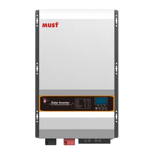 Must hybride onduleur solaire prix basse fréquence 8000w 10kva 220v onduleur à onde sinusoïdale pure avec chargeur de batterie