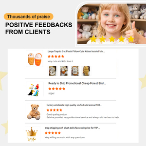 Peluche <span class=keywords><strong>Lupo</strong></span> Grigio Simulato, Giocattolo Morbido a Forma di <span class=keywords><strong>Lupo</strong></span> Cartone Animato, Bambola di Peluche Animale Selvatico, Giocattolo Personalizzato con Logo Ricamato - Product Image 4