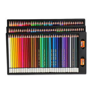 Papeterie scolaire aquarelle plomb soluble dans l'eau crayon de couleur 36 72 120 professionnel en bois crayon de couleur coffret en métal - Product Image 3