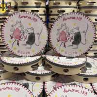 Tambourine Personalized Wedding 8 Inch Musical Instrument Noise Maker Hand Shaker Playing Tambourine Drum for Adults Dance Party