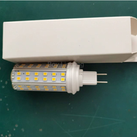 Alliage d'aluminium AC85-265V la plus courte ampoule à led sans scintillement 10w g8.5 avec couvercle transparent en PC