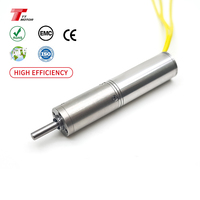 Motor de Engranajes Planetarios CC Sin Escobillas TBC1230 de 12 mm, 12 V 24 V, Alto Torque para Mini Robotización y Automatización