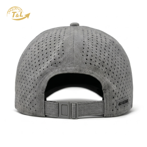 Gorra Trucker de Malla Transpirable T&L 4U, 6 Paneles, Ajustable, Unisex, Gris, Deportiva, con Logotipo de Goma en Relieve, Bordado 3D, para Uso Casual al Aire Libre - Product Image 4