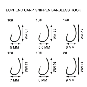 Cạnh Tranh Barbless Câu Cá Móc EP-9221 Ướt Fly Hooks Không Có Barb Móc Câu Cá - Product Image 3