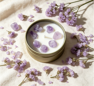 Juego <span class=keywords><strong>de</strong></span> Regalo <span class=keywords><strong>de</strong></span> Velas <span class=keywords><strong>de</strong></span> <span class=keywords><strong>Siete</strong></span> Chakras <span class=keywords><strong>de</strong></span> Lujo, Cristales Curativos <span class=keywords><strong>de</strong></span> Chakra, Vela Aromática Hecha a Mano Ecológica - Product Image 3