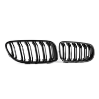 Calandre avant double lamelles en ABS noir brillant pour BMW Série 3 E92 E93 LCI 2010-2013 – Vente en gros