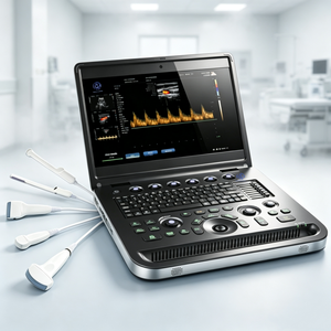 Ordinateur portable d'échocardiographie G-801, logiciel <span class=keywords><strong>3D</strong></span> 4D, échographe Doppler couleur, usage humain et vétérinaire - Product Image 1