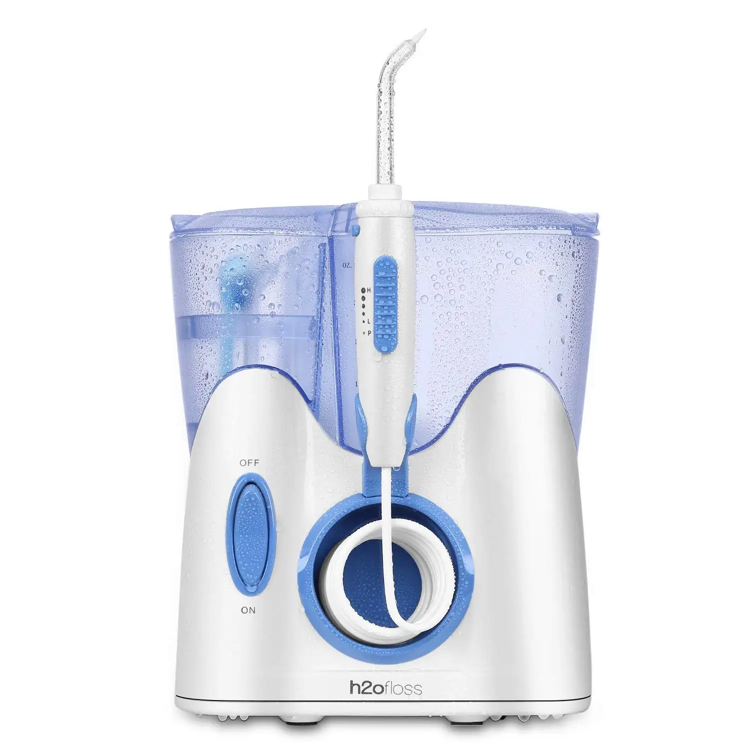 H2ofloss desktop di acqua dentale irrigatore per uso domestico IPX7 impermeabile pick acqua CE/F.D.A. certificato getto di acqua flosser