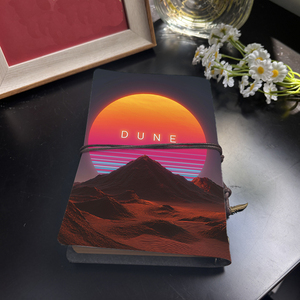 Cuaderno A6 con colgante decorativo, regalo de incorporación perfecto para nuevos empleados para darles la bienvenida con Sun Mountains Desert "<span class=keywords><strong>DUNE</strong></span>" t - Product Image 3
