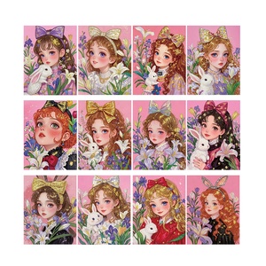 Serie Principessa Diamond Painting 23x30cm, Dipinto a Mano Ecologico 5D con Cornice, <span class=keywords><strong>Arte</strong></span> Antistress Fai-da-Te per Bambini - Product Image 5