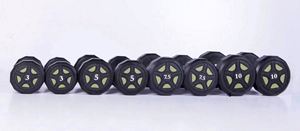 Haltères hexagonaux réglables en fonte noire avec poignées métalliques 5-115 lb – Équipement d'entraînement des bras durable, étanche, unisexe, fabriqué aux États-Unis - Product Image 6