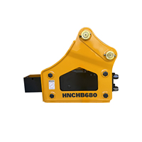 Ciseaux hydrauliques pour mini-excavatrice HNCHB680, ciseaux de 68 mm, pour mini-excavatrice de 4 à 7 tonnes, brise-roche, marteau de démolition pour béton