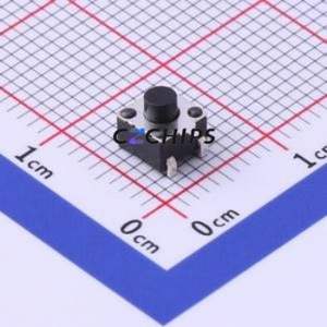 GT-TC072B-H043-L1 Tactile Switch SMD Switch Single Pole Single Throw Round Button 2.5N Horizontal Mount - Product Image 1