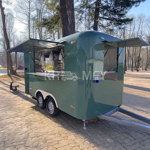 Remorque à hot-dogs, chariot de crème glacée, chariot de restauration commerciale, chariot multifonctionnel pour la vente de nourriture en plein air, bar mobile, camion à bière - Product Image 1