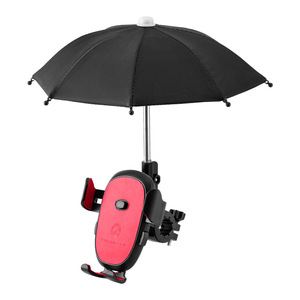 Soporte para teléfono Yueli con paraguas, ajustable, con bloqueo de un clic, para navegación en bicicleta, soporte a prueba de golpes - Product Image 2