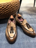 Cie ML17 Mocassins à glands tissés personnalisés en cuir de veau chaussures à semelle extérieure en cuir respirant faites à la main pour hommes de haute qualité