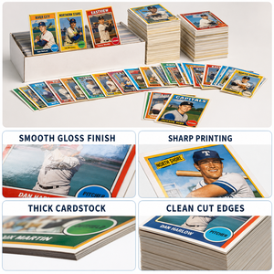 Custom reliquia sport Star <span class=keywords><strong>calcio</strong></span> figurine di carta da collezione tessuto carte da gioco pacchetti di carte con scatole da esposizione - Product Image 3