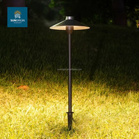 Borne d'éclairage en aluminium personnalisable, étanche IP65, LED AC/DC 3500K blanc chaud, amovible, contrôle par application, CRI 90 élevé, garantie 1 an