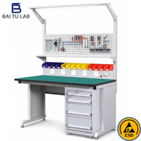 Rouleau de tapis de table antistatique en gros, conforme ESD, pour poste de travail en fabrication sécurisée ESD
