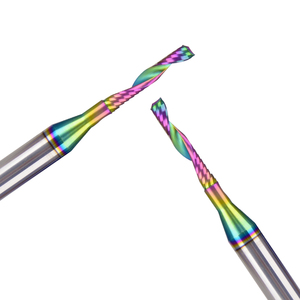 Fraises à bout en carbure à 3 dents pour machine-outil CNC, filetage M1.6-M16, fraises à fraiser pour aluminium et acier colorées, longueur totale de 50 mm, ODM/OEM - Product Image 3