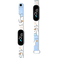 Bon marché, vente en gros, offre spéciale, bracelet d'impression de conception de bande M8, montres LED numériques de sport étanches à écran tactile pour enfants