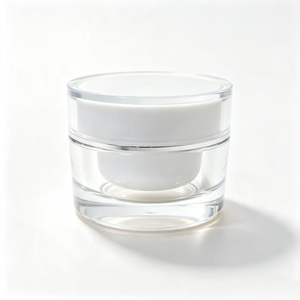 Venta al por Mayor de Frascos Cosméticos de Plástico PS con Tapa de Rosca de 5g, 10g y 20g, Personalizados con Logotipo, para Limpiador Facial, Loción para el Cuidado de la Piel, Crema Facial/de Ojos - Product Image 2
